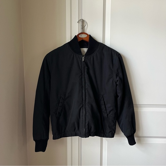 ARITZIA TNA Sequoia Bomber Jacket Black Size XXS - Picture 1 of 8